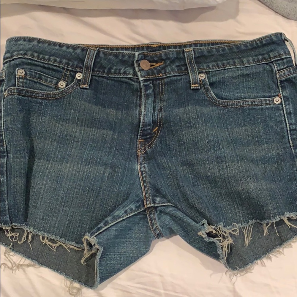 Denim shorts